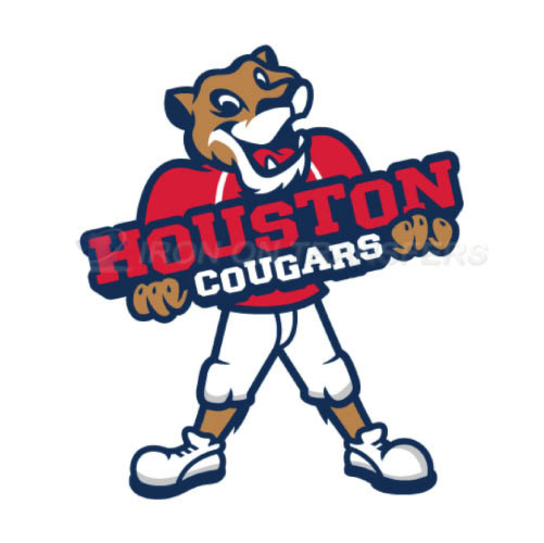 Houston Cougars Iron-on Stickers (Heat Transfers)NO.4573